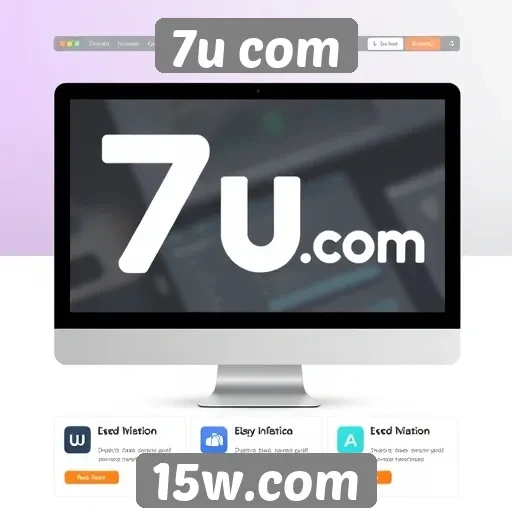Análise da interface do usuário no site 7u com